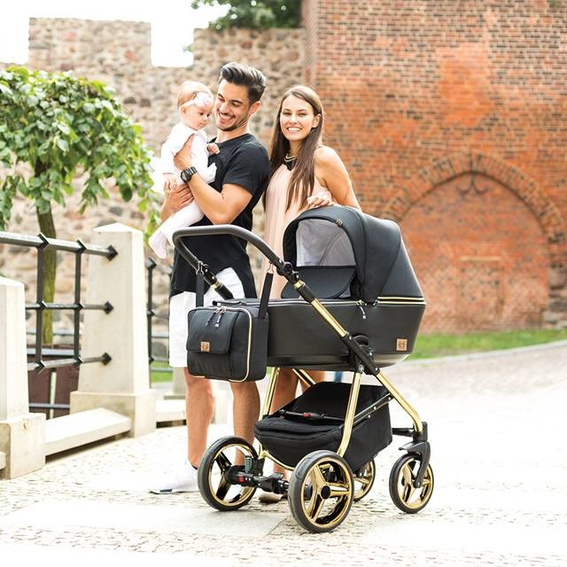 Carucior copii 3 in 1 Reggio Adamex Special Edition Gold Y85