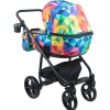 Carucior copii 3 in 1 Reggio Adamex Special Edition Rainbow Y123