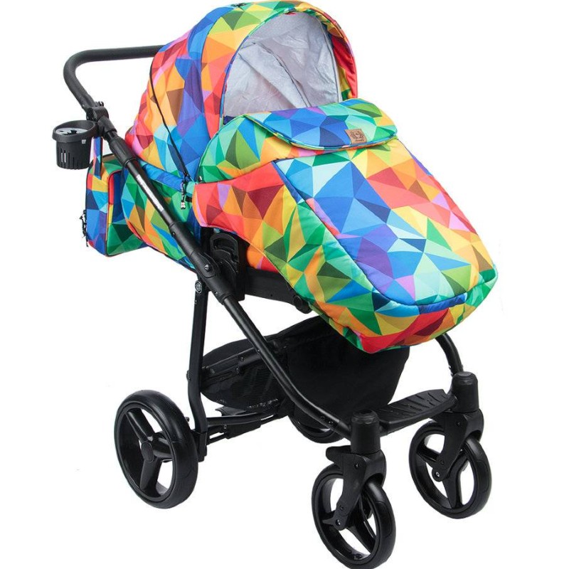 Carucior copii 3 in 1 Reggio Adamex Special Edition Rainbow Y123