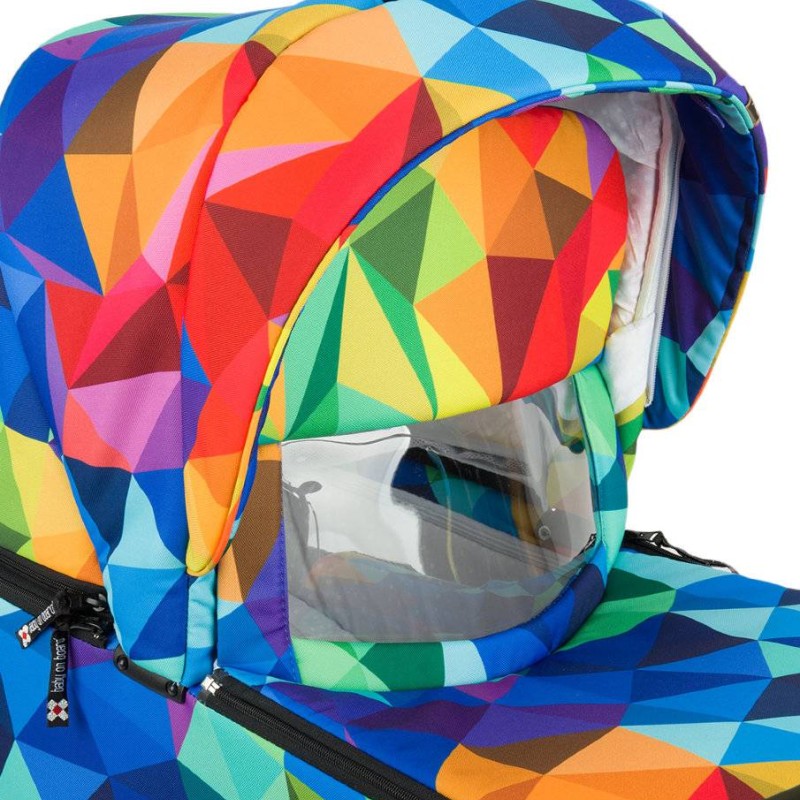 Carucior copii 3 in 1 Reggio Adamex Special Edition Rainbow Y123