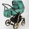 Carucior copii 3 in 1 Reggio Adamex Special Edition Smarald Gold Y216