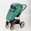 Carucior copii 3 in 1 Reggio Adamex Special Edition Smarald Gold Y216