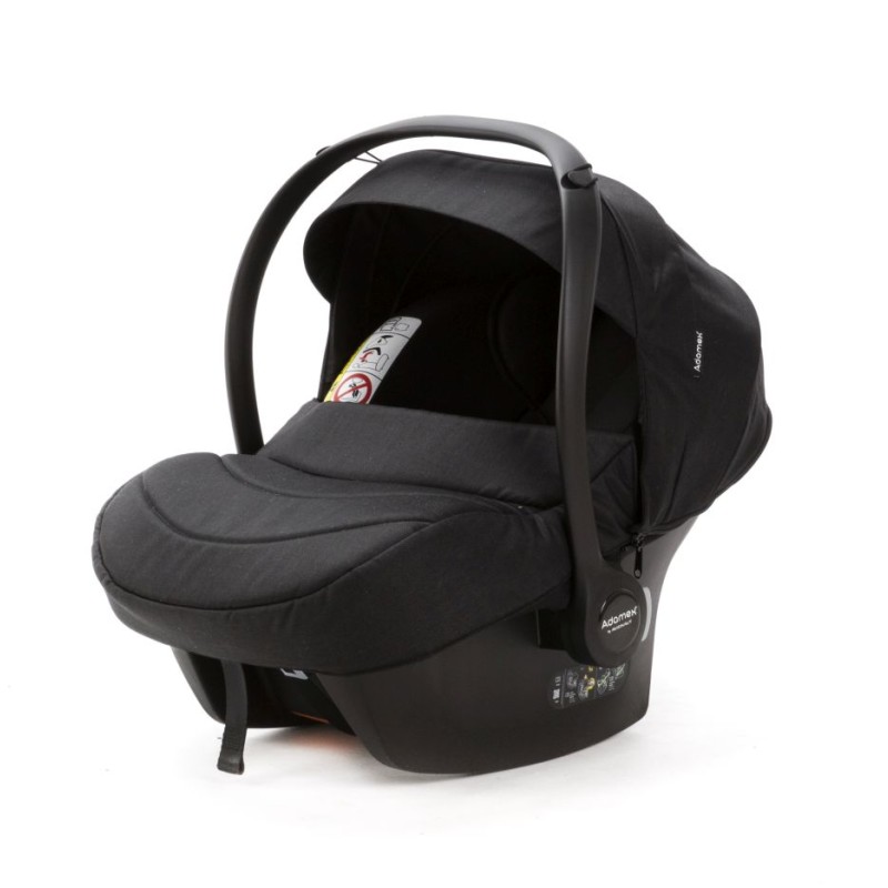 Carucior 3 in 1 Delta Adamex Black TK53 cu scoica testata ADAC