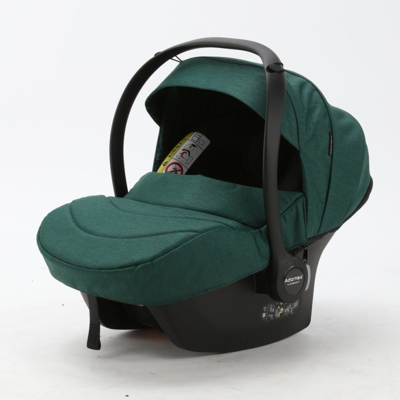 Carucior 3 in 1 ENCORE 2 Adamex Green Art EN1 cu scoica testata ADAC