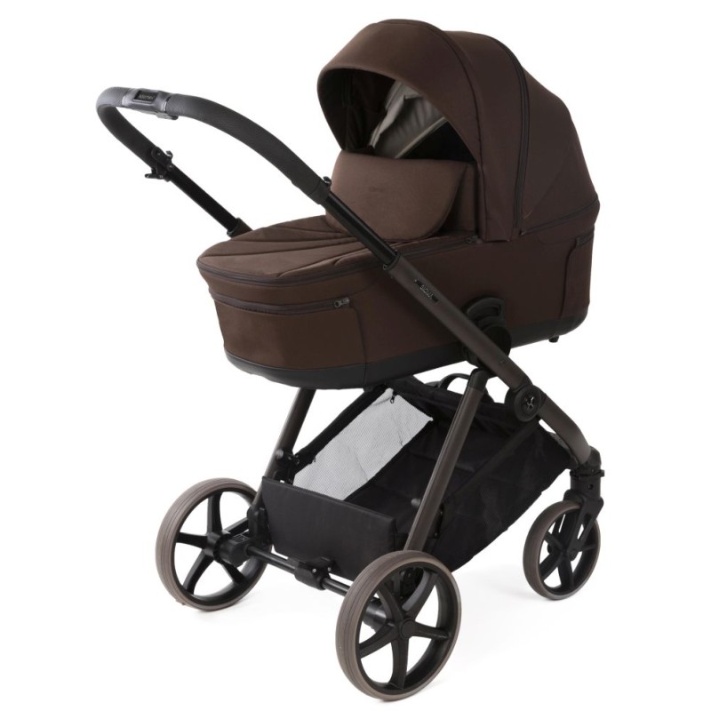 Carucior copii Sigma Natura Coffee Adamex 3 in 1 cu scoica testata ADAC