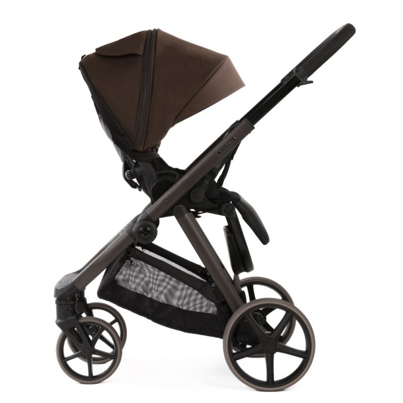 Carucior copii Sigma Natura Coffee Adamex 3 in 1 cu scoica testata ADAC
