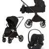 Spark Adamex Velvet-Carbon 3in1 cu scoica Cybex Cloud G plus ADAC