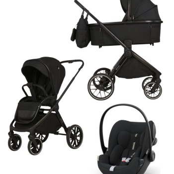 Spark Adamex Velvet-Carbon 3in1 cu scoica Cybex Cloud G plus ADAC