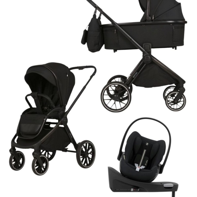 Spark Adamex Velvet-Carbon 4in1 cu scoica Cybex Cloud G plus ADAC si isofix