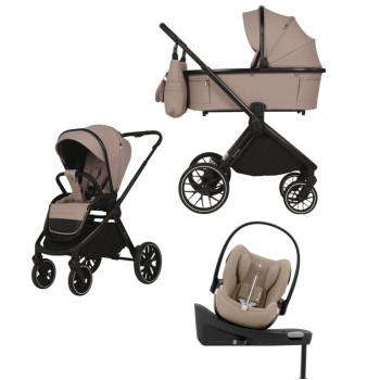 Spark Adamex Velvet-Latte 4in1 cu scoica Cybex Cloud G plus ADAC si isofix