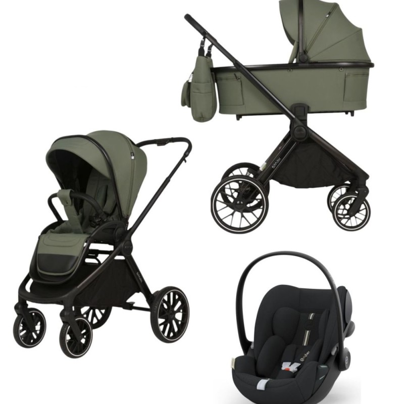 Spark Adamex Velvet-Salvia 3in1 cu scoica Cybex Cloud G plus ADAC