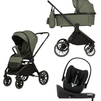 Spark Adamex Velvet-Salvia 4in1 cu scoica Cybex Cloud G plus ADAC si isofix