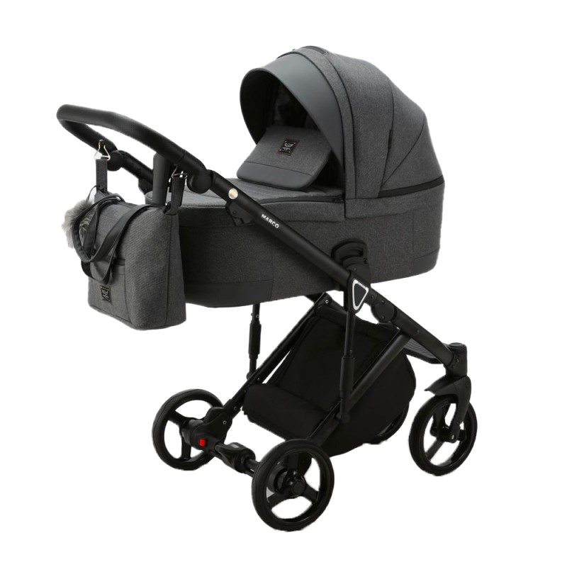 Adamex Marco Carucior 3 in 1 cu scoica Aton 5 ADAC Culoare Grafit GA2