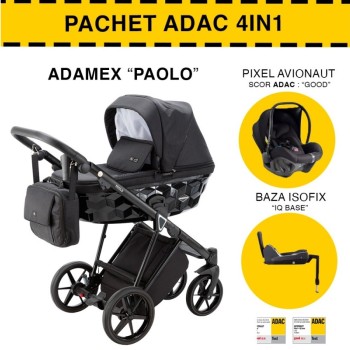 CARUCIOR 4 IN 1 PAOLO ADAMEX CLASIC BLACK TK13 PACHET ADAC