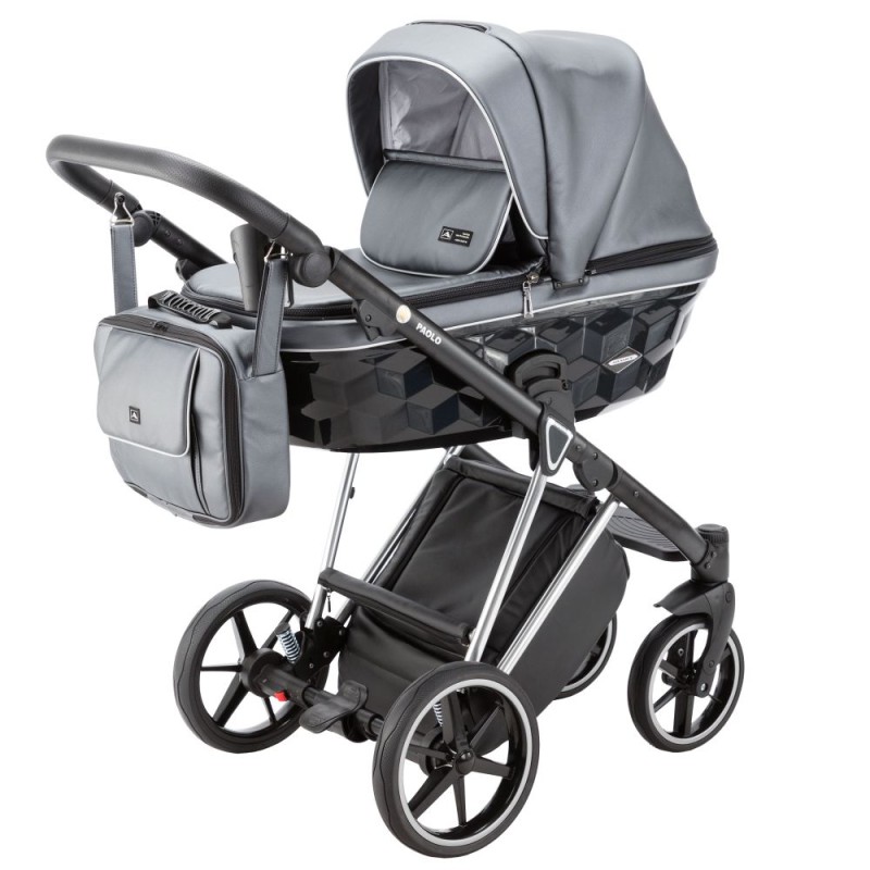 Carucior 3 in 1 Paolo Adamex Special Edition Grey Silver SM525