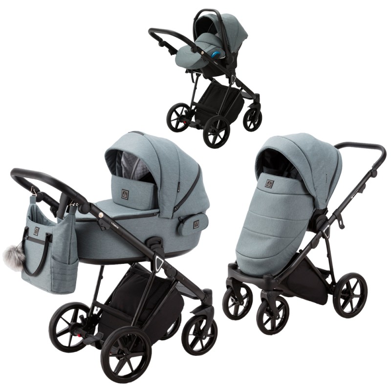 Carucior 3 in 1 Porto Adamex Aquamarine TK54