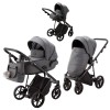 Carucior 3 in 1 Porto Adamex Dark Grey TK57