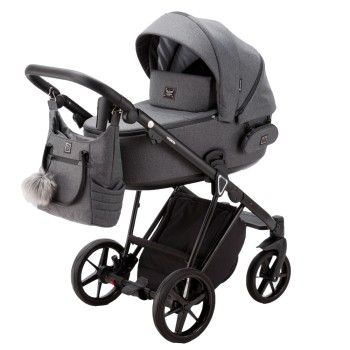 Carucior 3 in 1 Porto Adamex Dark Grey TK57