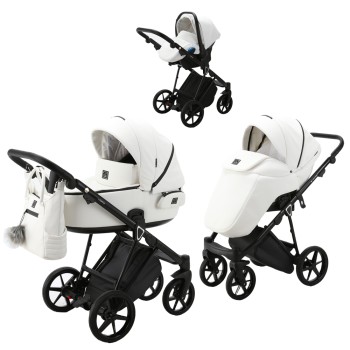 Carucior 3 in 1 Porto Adamex Pure White SA1