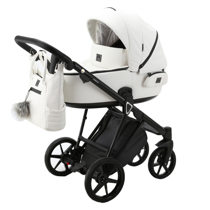 Carucior 3 in 1 Porto Adamex Pure White SA1