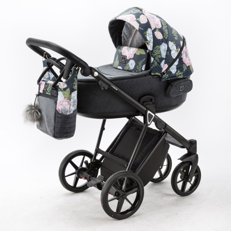 Carucior 3 in 1 Porto Adamex Special Edition Spring Flowers FL14