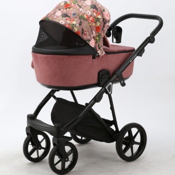 Carucior 3 in 1 Porto Adamex Special Edition Bordo Flowers FL2