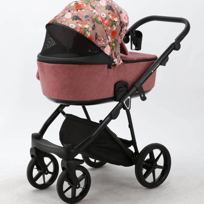 Carucior 3 in 1 Porto Adamex Special Edition Bordo Flowers FL2