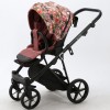 Carucior 3 in 1 Porto Adamex Special Edition Bordo Flowers FL2