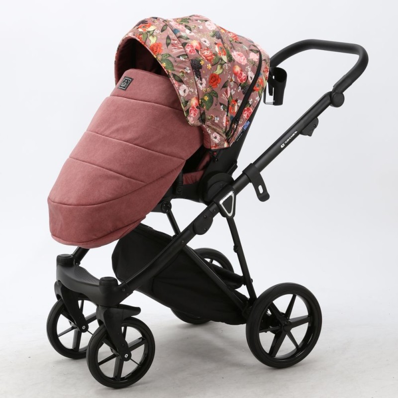 Carucior 3 in 1 Porto Adamex Special Edition Bordo Flowers FL2