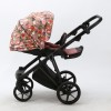 Carucior 3 in 1 Porto Adamex Special Edition Bordo Flowers FL2