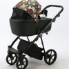 Carucior 3 in 1 Porto Adamex Special Edition Green Flowers FL6