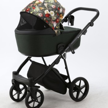 Carucior 3 in 1 Porto Adamex Special Edition Green Flowers FL6