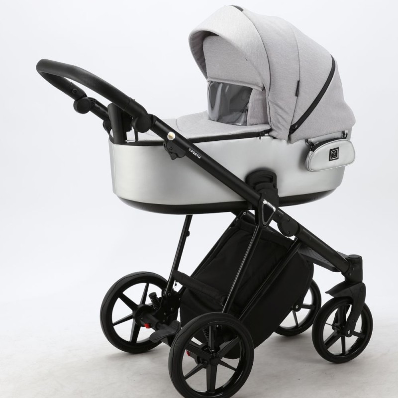 Carucior 3 in 1 Porto Adamex Light Grey PS89