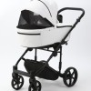 Noul carucior copii 3 in 1 Zico Adamex Deluxe White Leather SA1