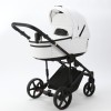 Noul carucior copii 3 in 1 Zico Adamex Deluxe White Leather SA1
