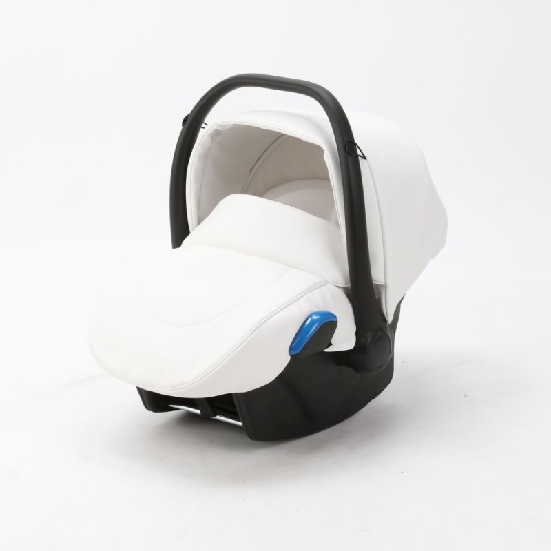 Noul carucior copii 3 in 1 Zico Adamex Deluxe White Leather SA1
