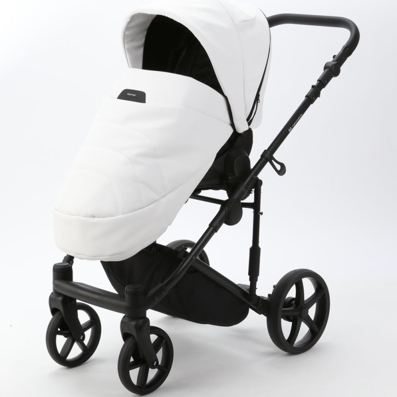 Noul carucior copii 3 in 1 Zico Adamex Deluxe White Leather SA1