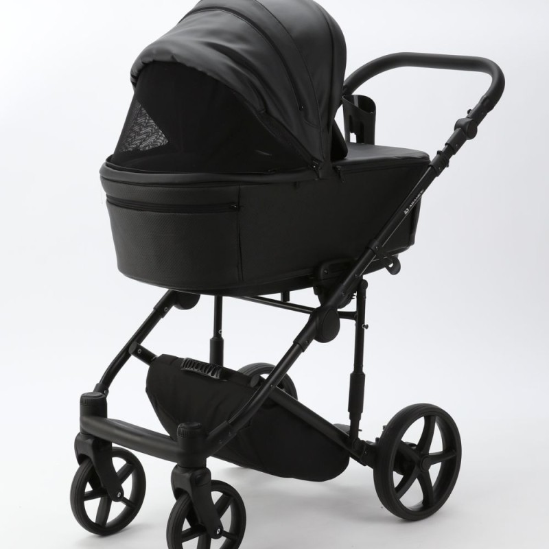 Noul carucior copii 3 in 1 Zico Adamex Deluxe Black Leather SA2