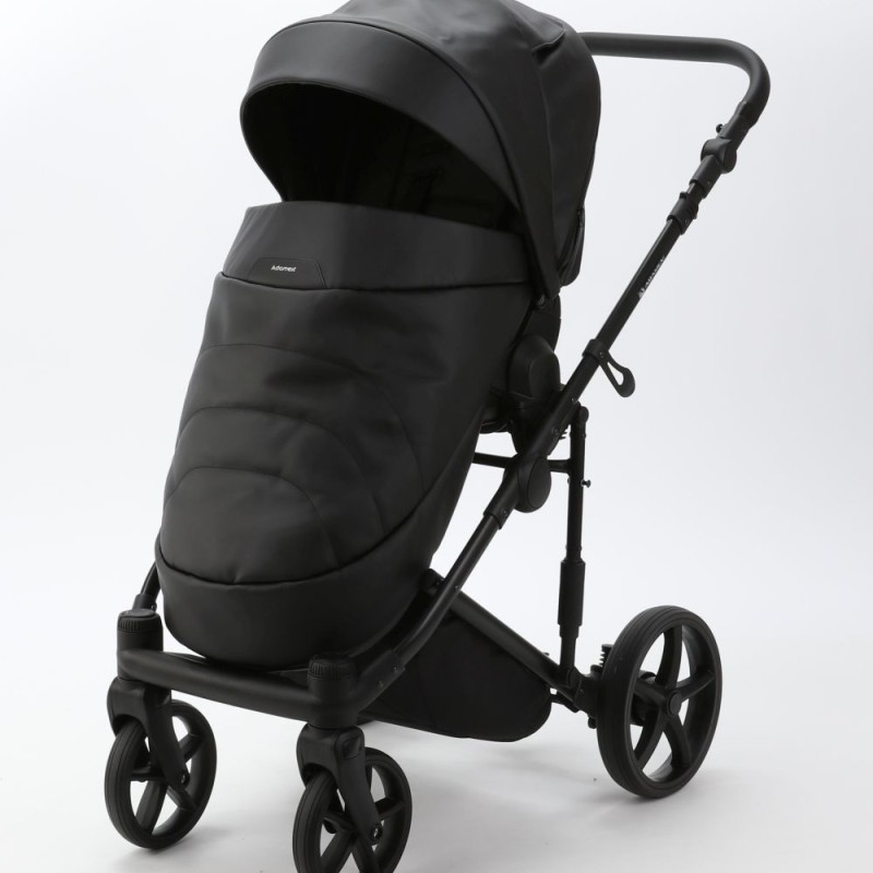 Noul carucior copii 3 in 1 Zico Adamex Deluxe Black Leather SA2