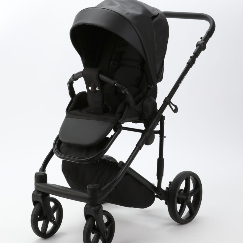 Noul carucior copii 3 in 1 Zico Adamex Deluxe Black Leather SA2