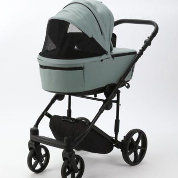 Noul carucior copii 3 in 1 Zico Adamex Deluxe Mint Leather SA20