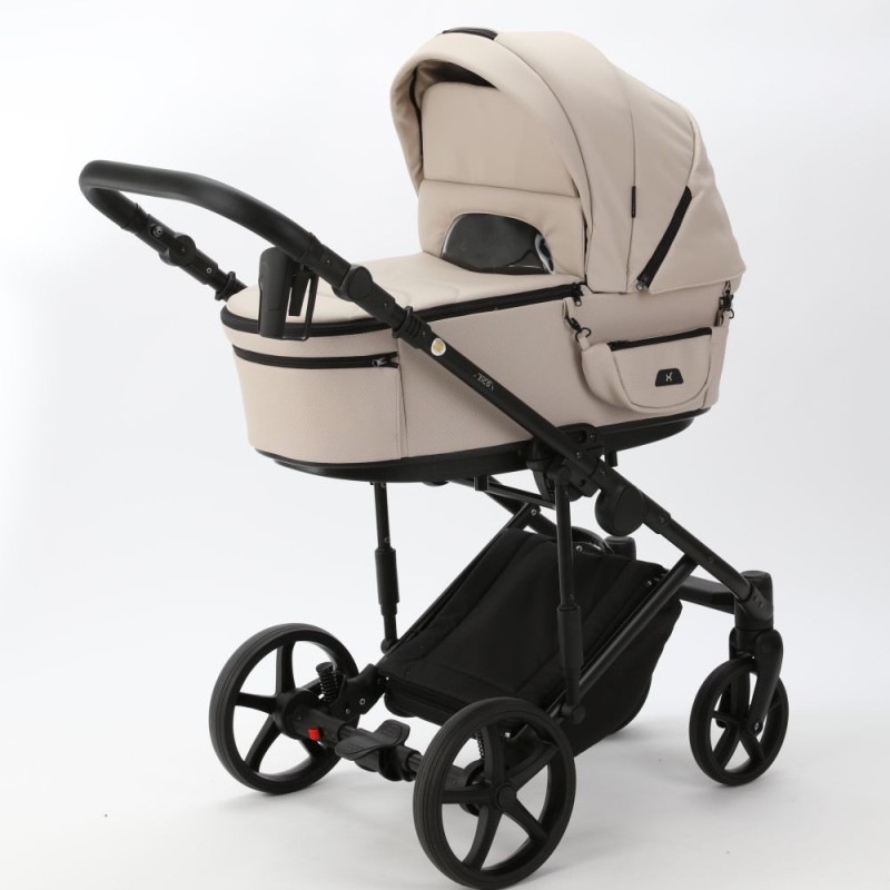 Noul carucior copii 3 in 1 Zico Adamex Deluxe Cream Leather SA7