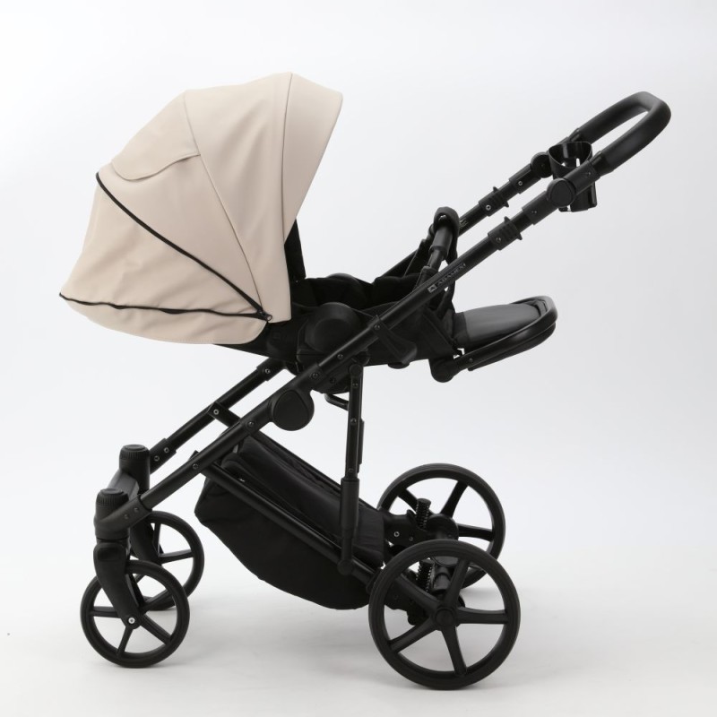 Noul carucior copii 3 in 1 Zico Adamex Deluxe Cream Leather SA7