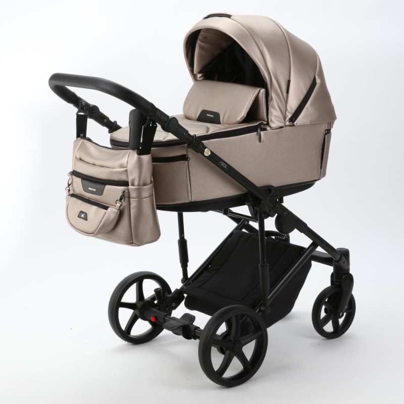 Noul carucior copii 3 in 1 Zico Adamex Deluxe Gold Leather SM6