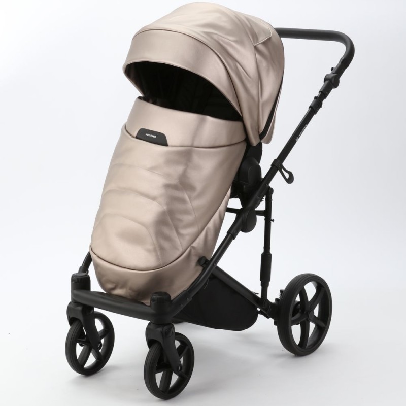 Noul carucior copii 3 in 1 Zico Adamex Deluxe Gold Leather SM6