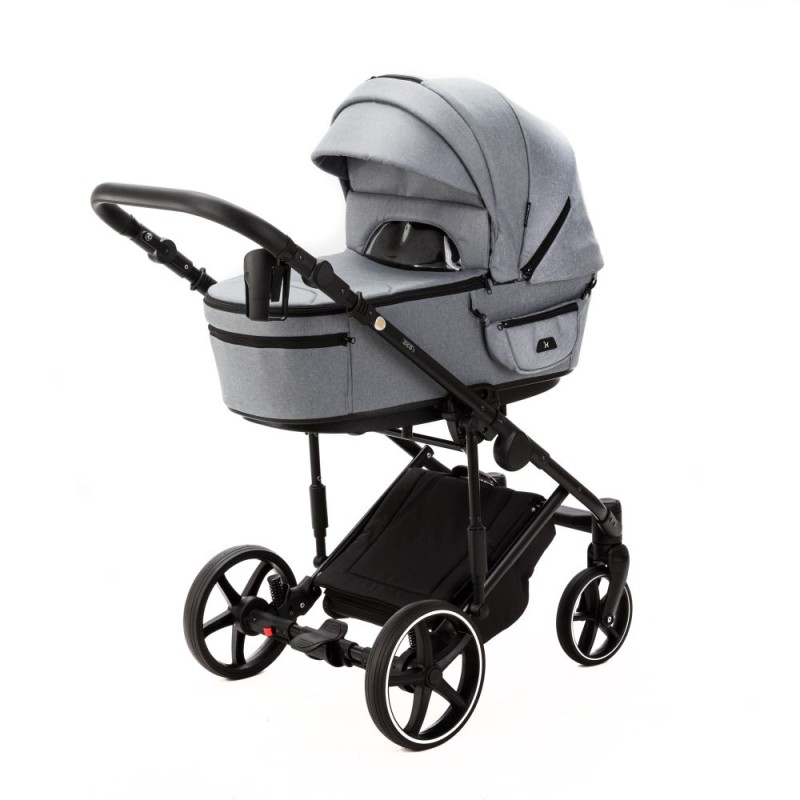 Noul carucior copii 3 in 1 Zico Adamex Soft Grey TK60