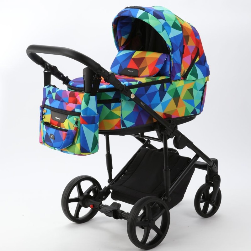 Noul carucior copii 3 in 1 Zico Adamex Rainbow Y123
