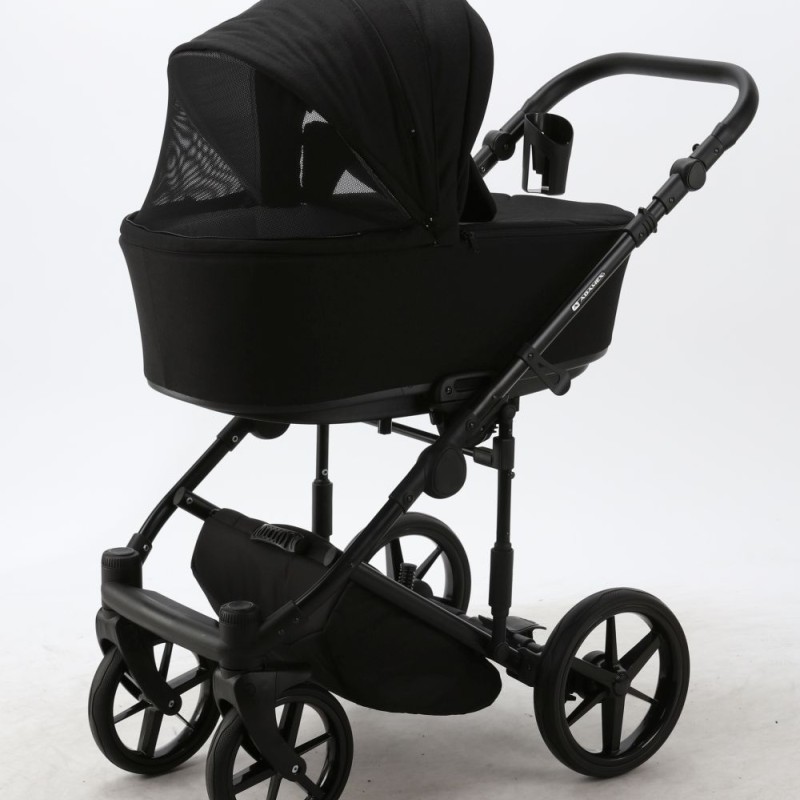 Carucior copii 3 in 1 Zico Adamex Black TK53 cu scoica testata ADAC