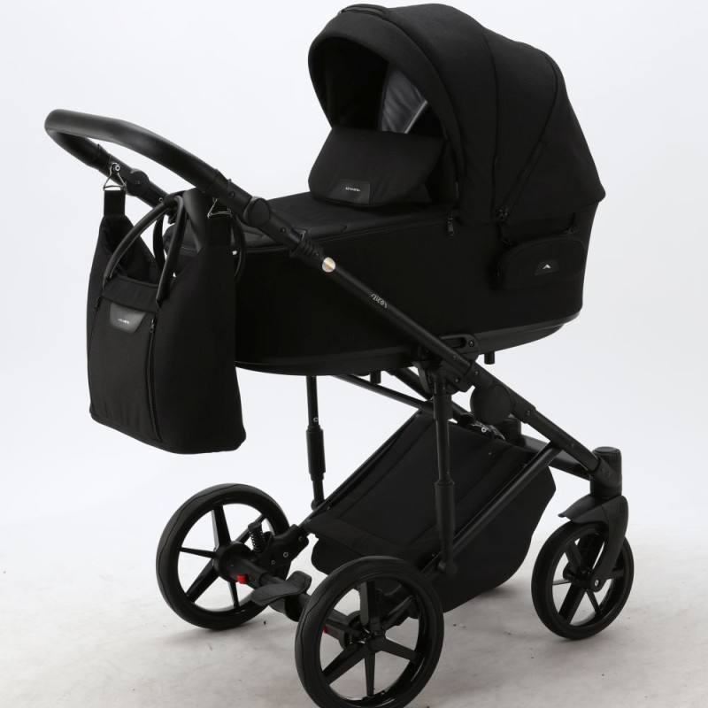 Carucior copii 3 in 1 Zico Adamex Black TK53 cu scoica testata ADAC
