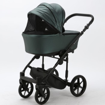 Carucior copii 3 in 1 Zico Adamex Green Leather SM15